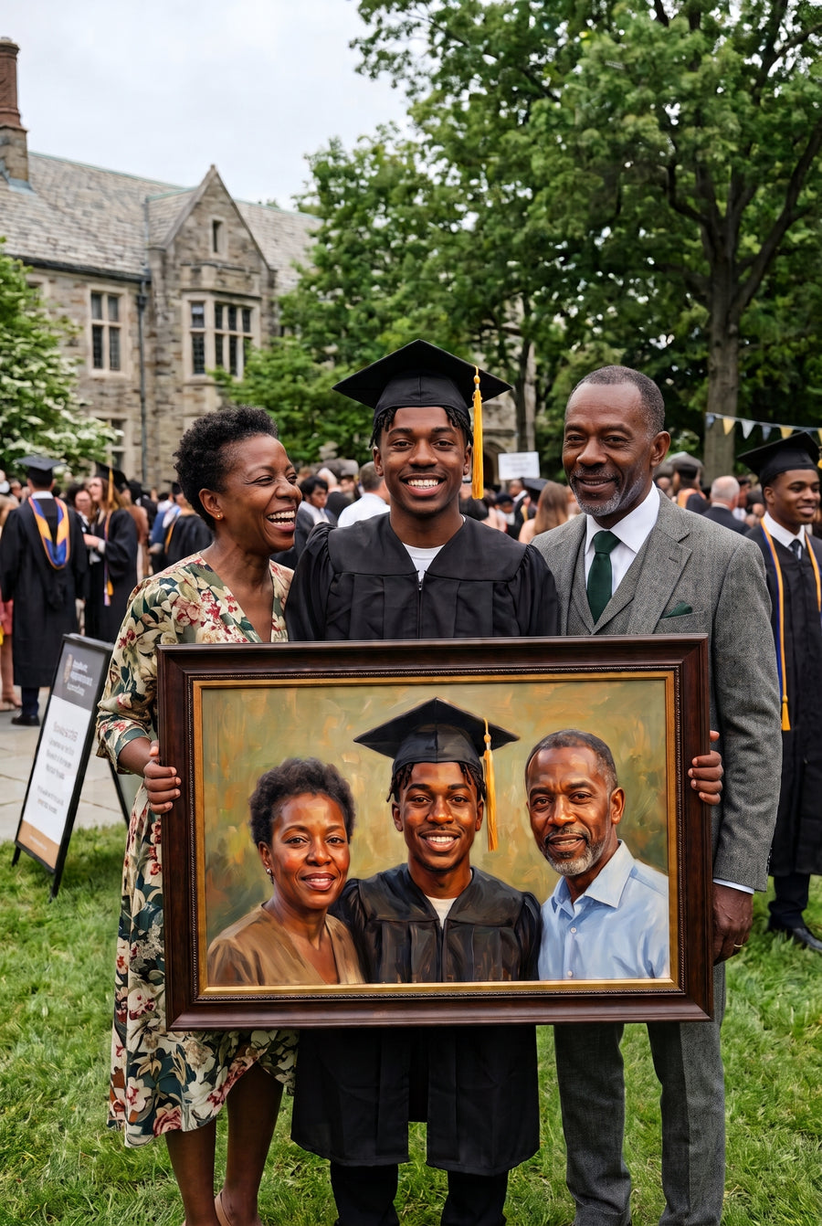 Graduation portrait